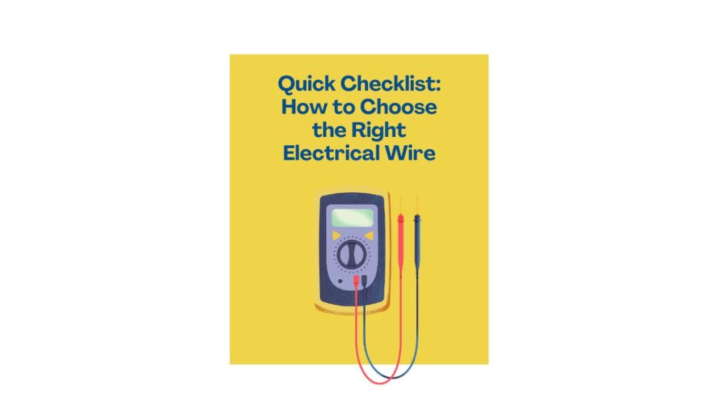 key points for electrical wires